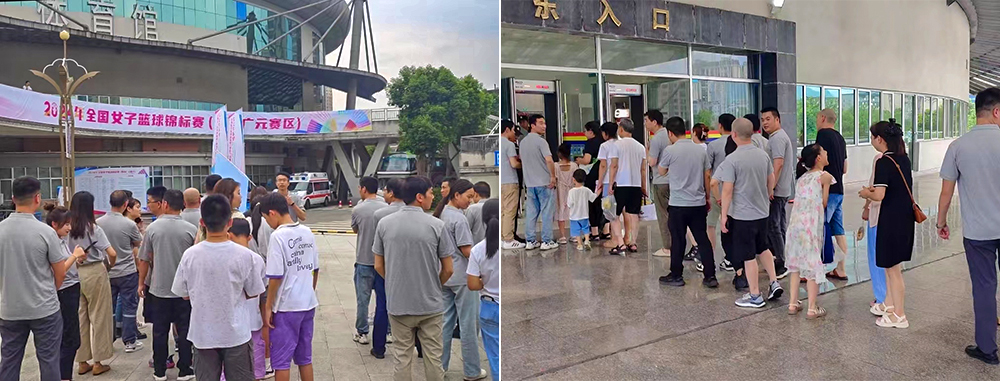 久達新材觀摩女籃錦標賽