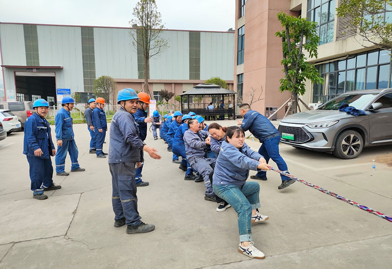 久達新材鑄軋分廠一隊奪得比賽第一名