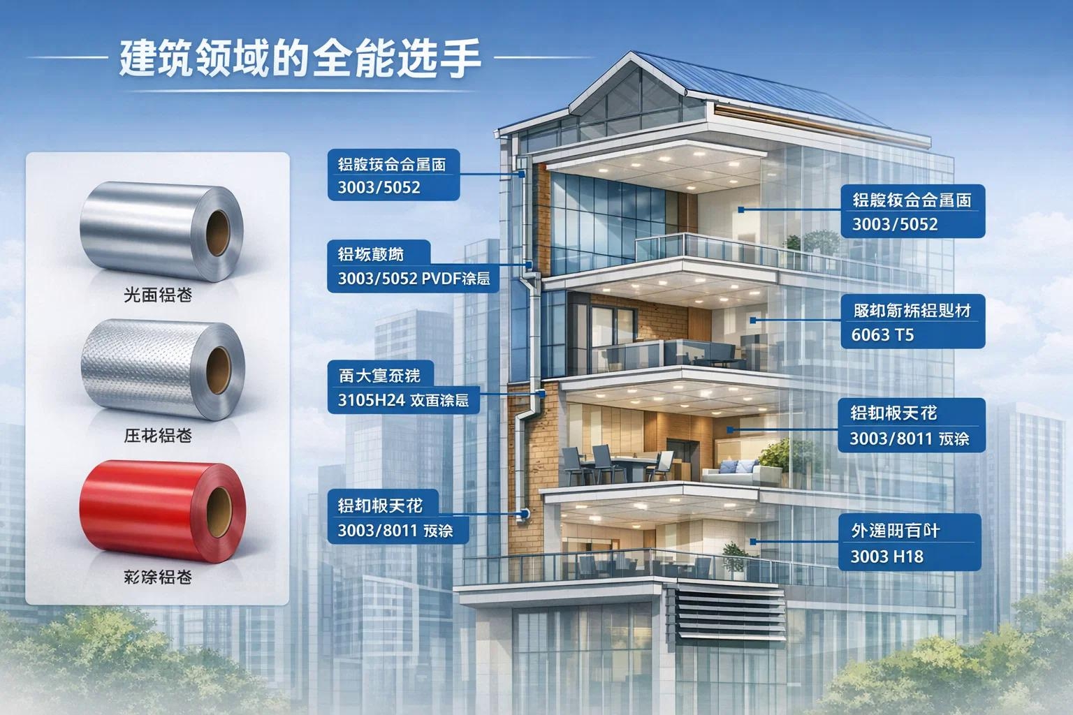 鋁卷的應用指南:建筑與施工領域