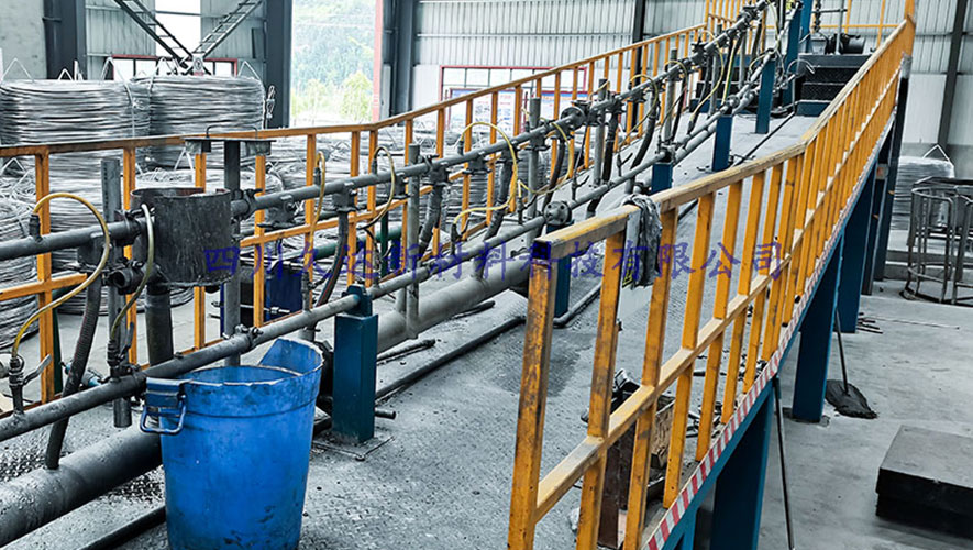 8000系列鋁合金桿生產(chǎn)車間