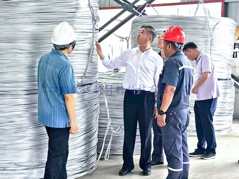  廣元市市長鄒自景一行到久達新材視察