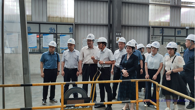 湖北省政協黨組成員、副主席馬旭明一行到久達新材考察調研